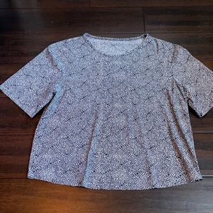 Lululemon Good to Go Tee - dahlia print - plush petal black ghost